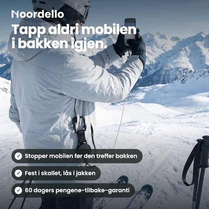 Noordello's Mobilvakt festet i jakken i stolheisen